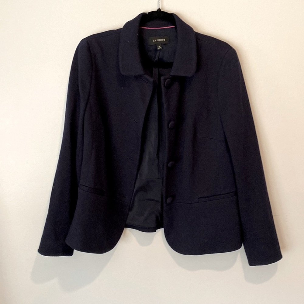 Adorable Talbots Navy blue jacket